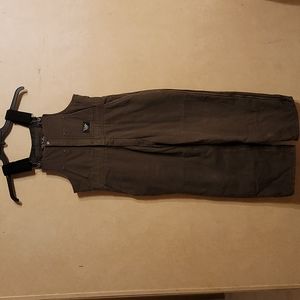 Kids Dark Brown Duck WALLS Blizzard Pruf Quilted Bib Coveralls SZ X-Large 16/18